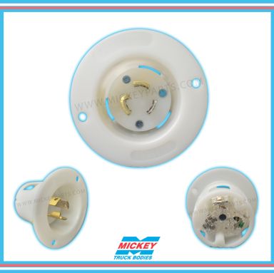 Canteen Hubbell Flanged Locking Inlet 125V